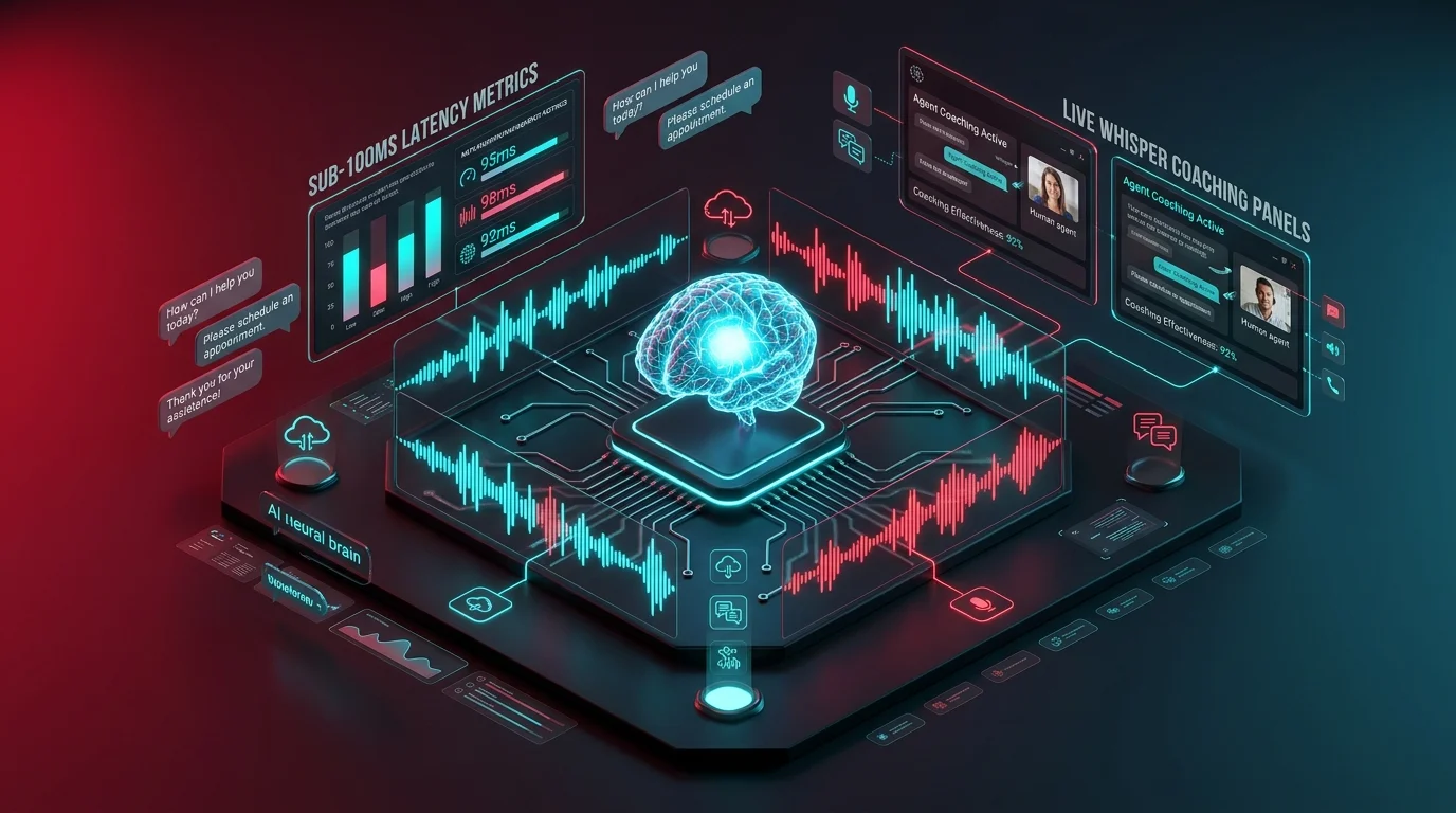 AI Voice Agent & Conversational Telephony Visual Stage