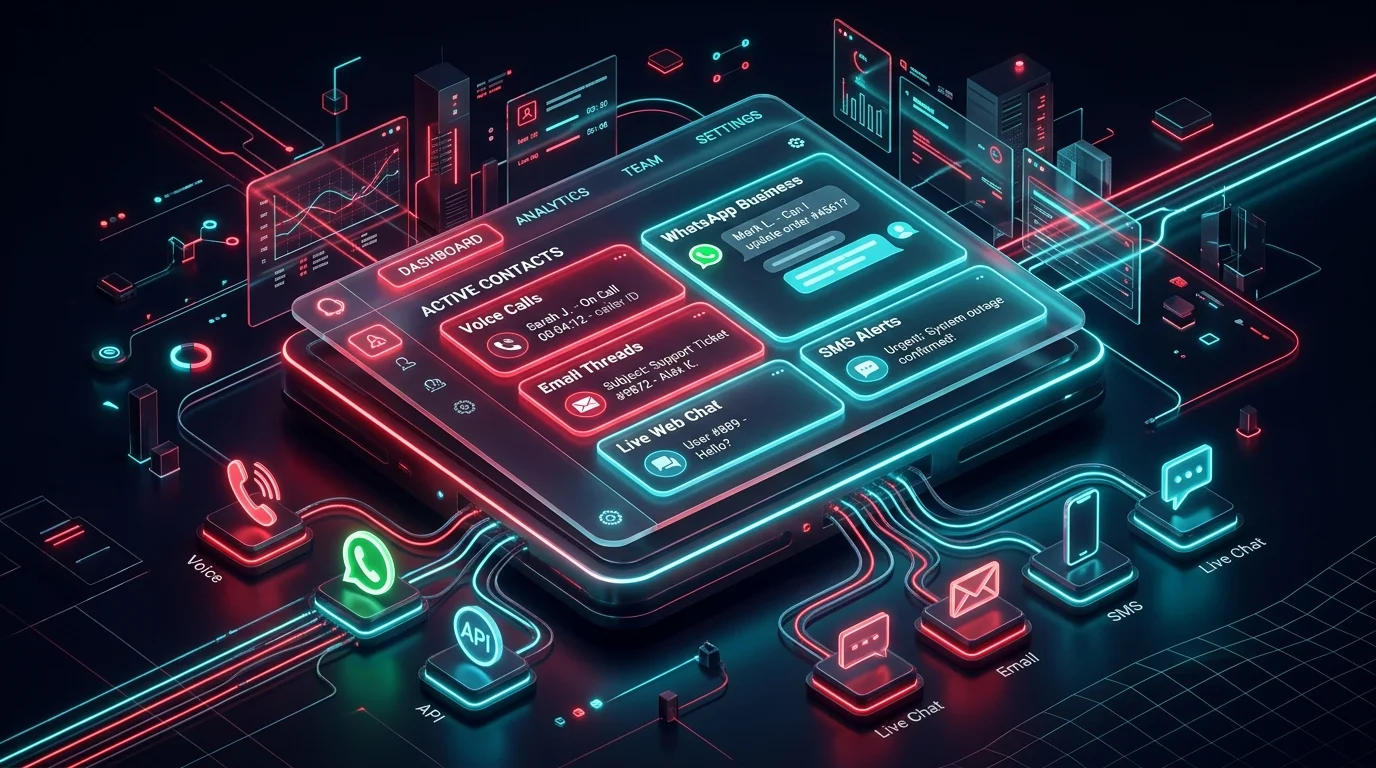 Omnichannel Contact Center Software Agent Desktop Visual